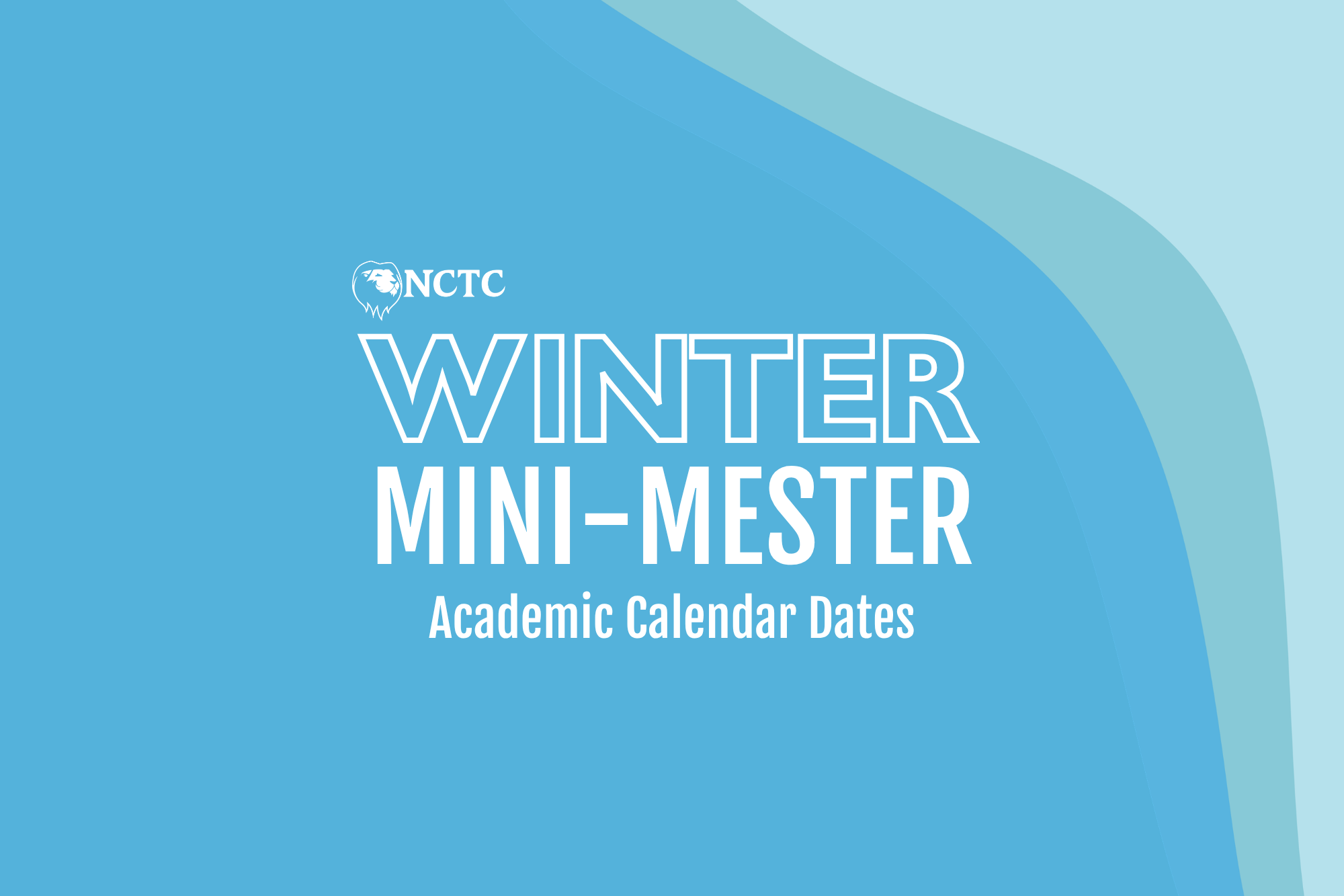Winter Mini Semester Calendar Tile